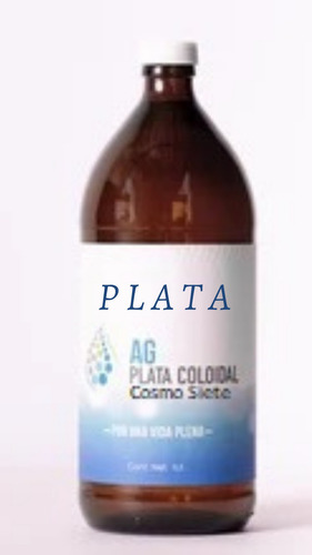 Plata De Agua De Plata 20ppm 1000ml Silver (Usado)