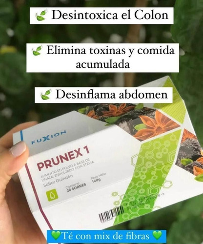 Kit De Fuxion Detox/prunex1/floraliv 14sobres