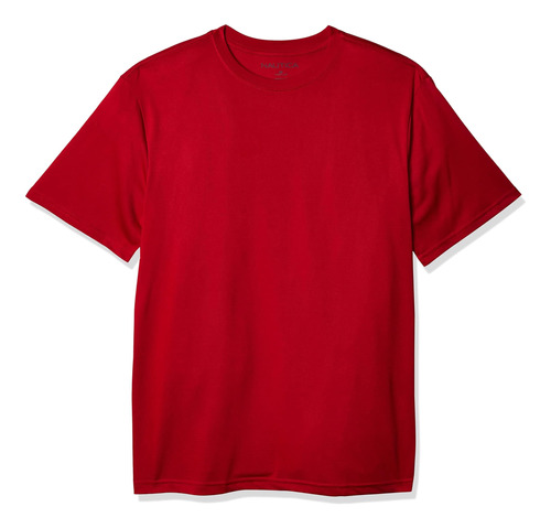 Nautica Polera Active De Manga Corta Para Hombre, Rojo, Me