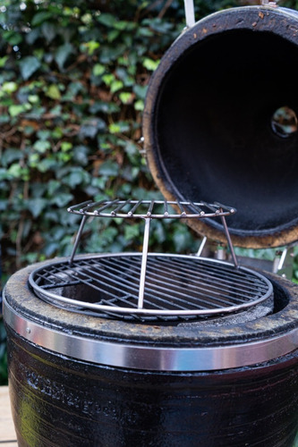 Imagen 5 de 10 de Parrilla Segundo Nivel Chica Para Kamado B10 Horno Ahumador