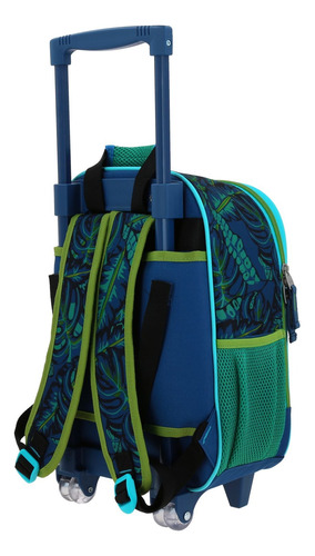 Mochila Dinosaurio Raptors Kinder Con Carro Co70579-9
