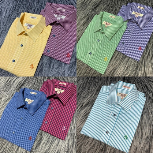 Camisa Manga Corta Penguin Slim Fit