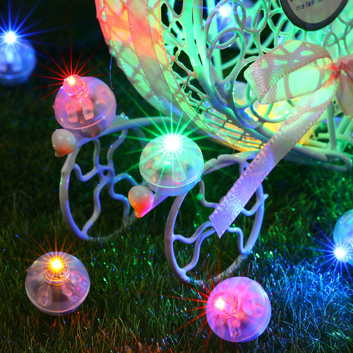 / Mini Lámpara Led Con Forma De Bola Pequeña, 100 Unidades
