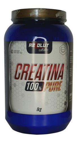 Monohidrato de creatina 100% pura, 1 kg, en polvo | Absolut Nutrition