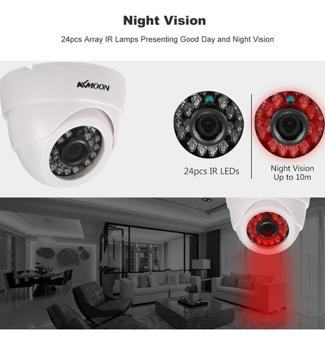 Cámara Cctv Cámara Analógica Lens Pal Security.. Domo De 6 M
