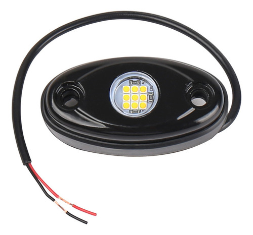 Paquete De 8 Unidades De Luces Led Tipo Roca Ambient Para Ca