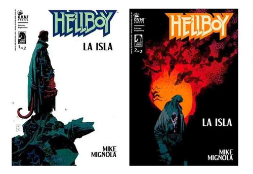 Hellboy: La Isla Pack Tomos 01 Y 02, De Mike Mignola. Serie Hellboy La Isla Editorial Ovni Press Marvel, Tapa Tapa Blanda En Español, 2023