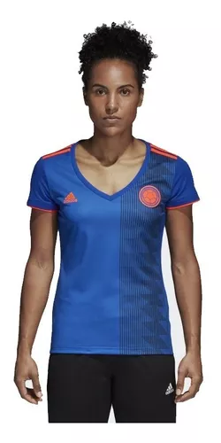 Camiseta Selección Colombia Azul – Mujer – Atipic