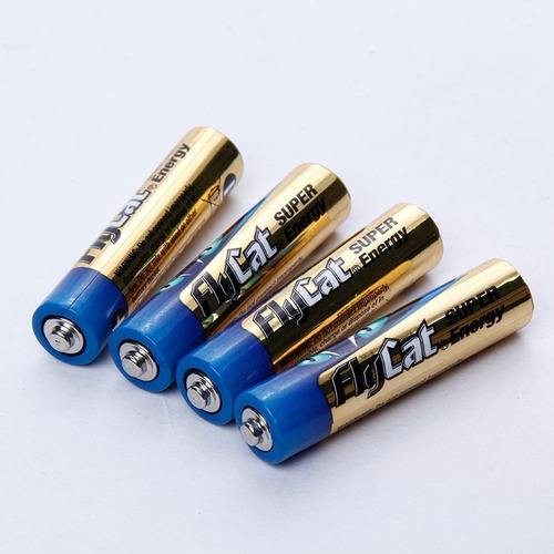 4 Baterías Pilas Aaa Carbón 1.5 V Super Energy