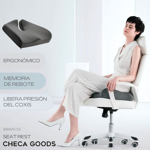 Cojin Ergonomico, Anatómico, Dolor Coxis Bravos3 Checa Goods