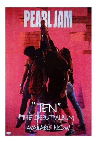 Lamina Para Enmarcar Cuadros Poster Pearl Jam Ten
