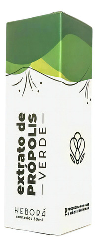 Extrato De Própolis Verde Heborá 30ml Certificado S I F 