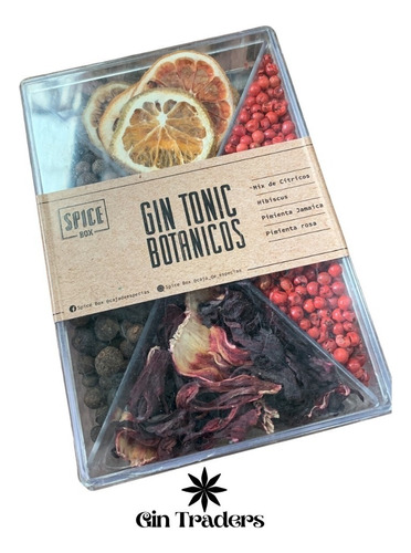 Caja 4 Botánicos Premium Para Gin Tonic 150gr - Spice Box