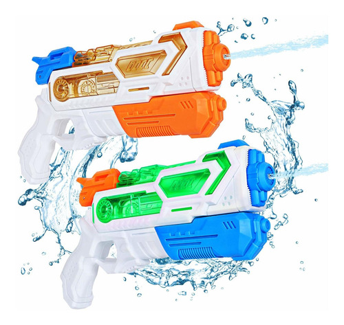 Juguete Pistola De Agua  Biulotter  Para Niños 2 Pack S Ptg 