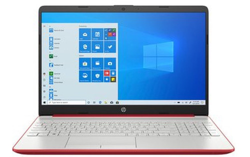 Notebook Hp 15-dw0083wm Red 4gb 128gb Ssd 