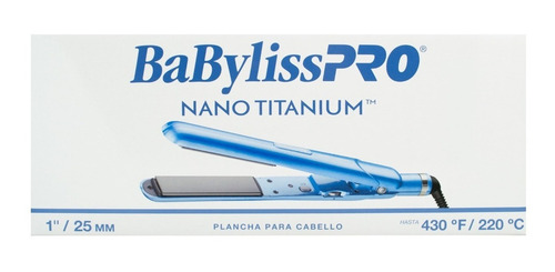 Imagen 9 de 11 de Planchita de pelo BaBylissPRO Nano Titanium 9555 azul 240V