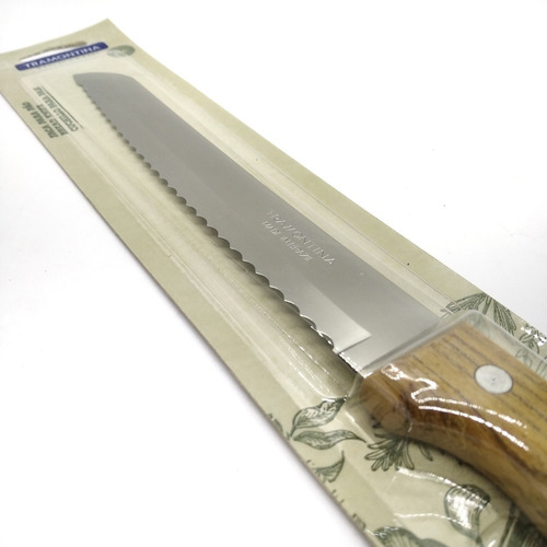 Cuchilla Para Pan Dentada Mango Madera Tramontina Dynamic