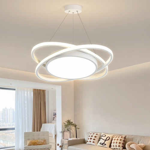 . Lámpara De Techo Led Moderna Con Luz Colgante Regulable