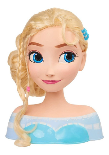 Cabeza De Peinado Princesa Elsa  Con Cepillo  20 Cm Disney Frozen con  Ofertas en Carrefour  Las mejores ofertas de Carrefour