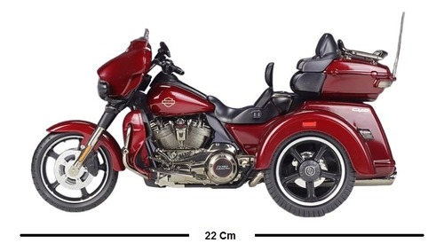 Moto Harley Davidson Modelo 2021 Cvo Tri Glide Escala 1/12