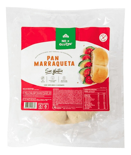 Nutrisa Pan Marraqueta Libre De Gluten 480g
