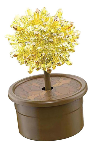 Kit De Cultivo De Cristal Novedoso, Juguete Amarillo