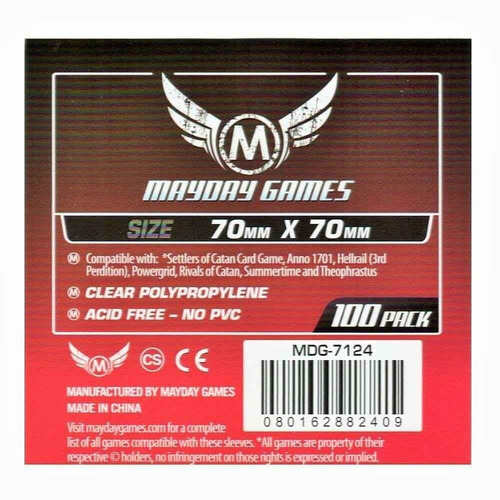 Mayday Micas 70x70mm Pack 100