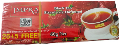 Té Impra Sabor Frutilla 30 Unidades