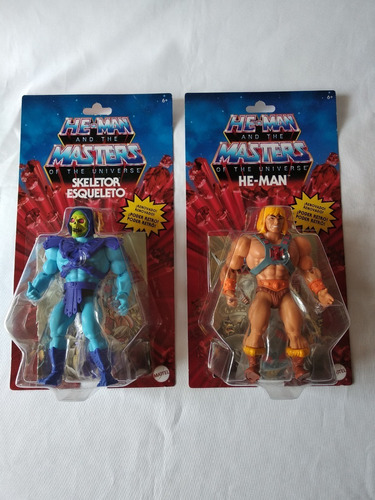 He-man Y Skeletor,  The Masters Of The Universe, Mattel
