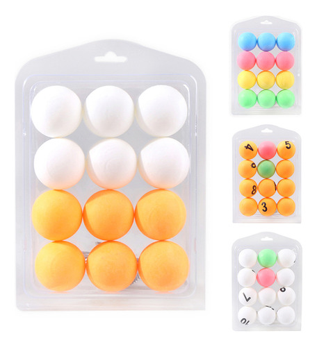 D Juego De Bolas De Ping Pong De Colores, Multifuncional Y