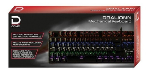 Imagen 4 de 5 de Teclado Mecanico Retroiluminado 6 Colores 88 Teclas