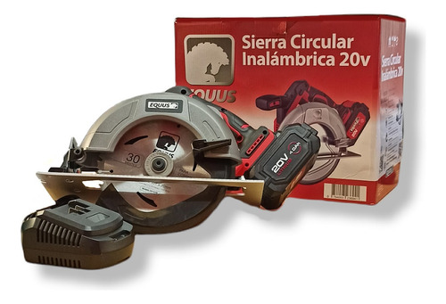 Sierra Circular Brushless Equus + Cargador 20v + Batería 2.0