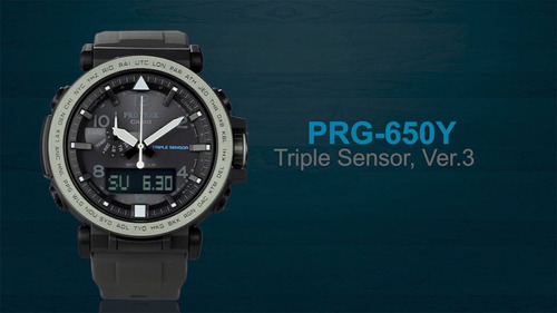 Relógio Casio Protrek Prg 650y 1cr Triple Sensor