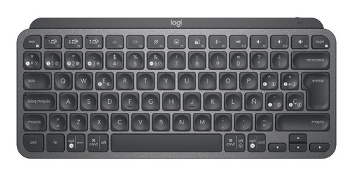 Logitech Master Series Mx Keys Mini Grafito Qwerty  Español