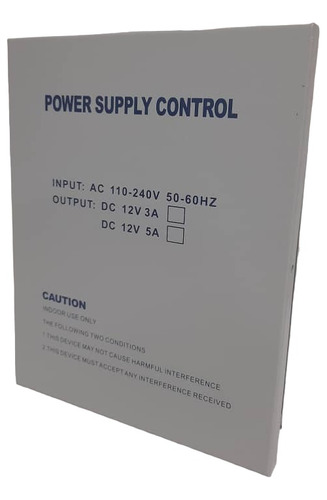 Fuente De Poder Especial Para Controles De Acceso 12vdc 5amp