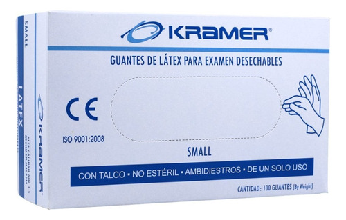  Guantes De Latex Kramer Caja X 100