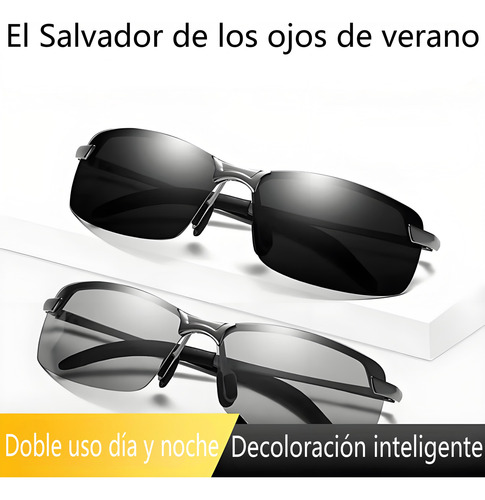 Gafas De Sol Fotocromáticas Polarizadas Para Día Y Noche Uv Negro
