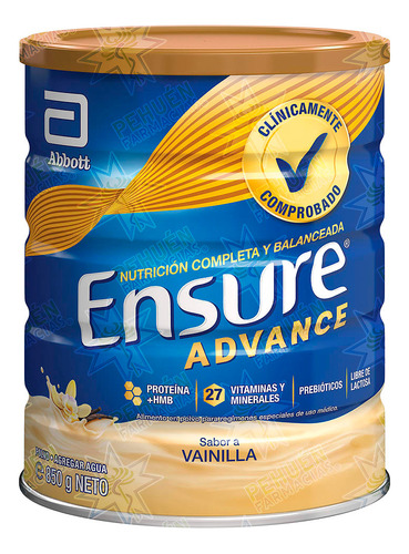 Ensure Advance Vainilla Alimento En Polvo 850 G Abbott