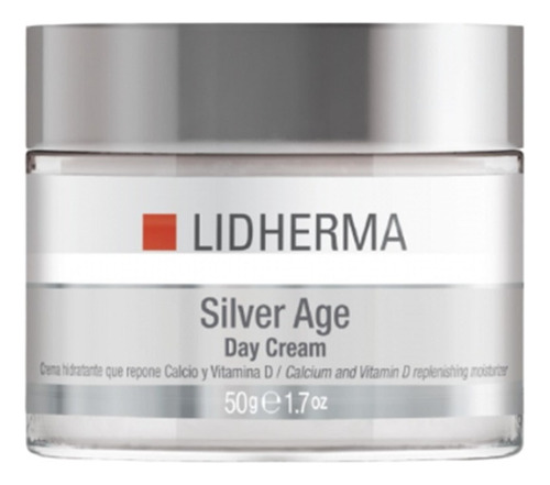 Silver Age Day Cream Lidherma Crema Hidratante De Dia Que Repone Calcio Y Vitamina D