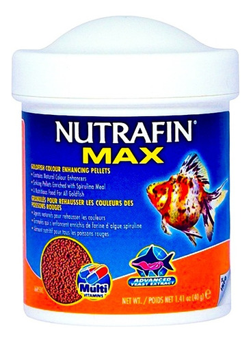 Nutrafin Max Granulos Realzadores De Color Goldfish 40 Gr.