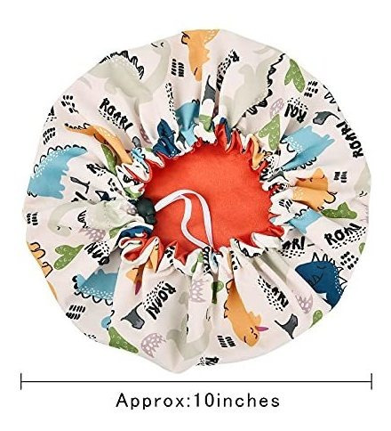 Gorro De Dormir Ajustable Para Niños Con Gorro De Satén Con