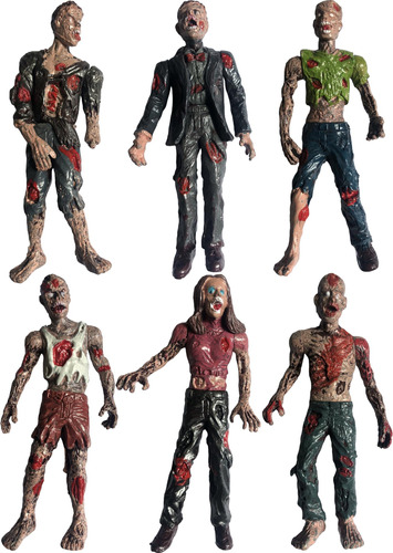 Figuras Acción Powertrc Toy Zombie Con Articulaciones Y | |