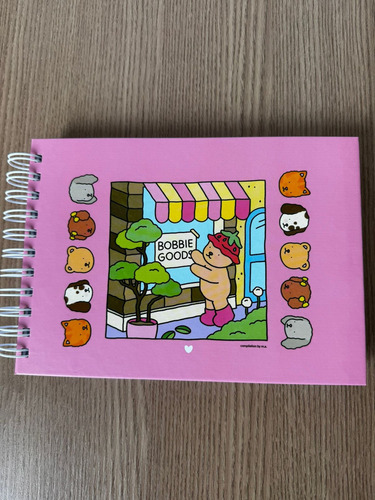 Livro Colorir Bobbie Goods 50 Folhas Capa Dura. Cor Rosa