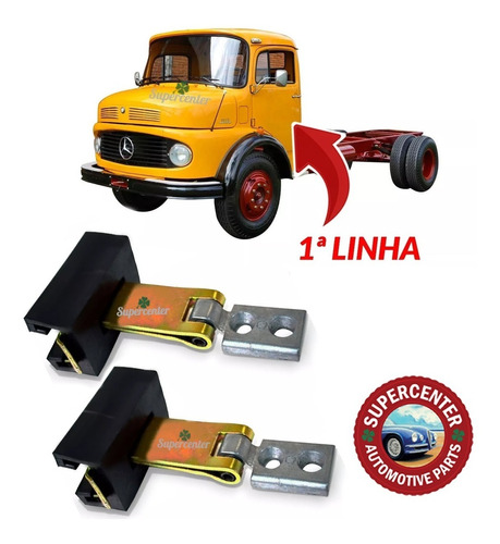 2 Limitador Porta Caminhão Mercedes Benz 1111 1113 1313 1513