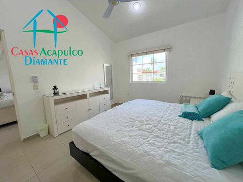 Cad Diamante Lakes Zafiro 316. Terraza Con Vista A Los Jardines Y Albercas