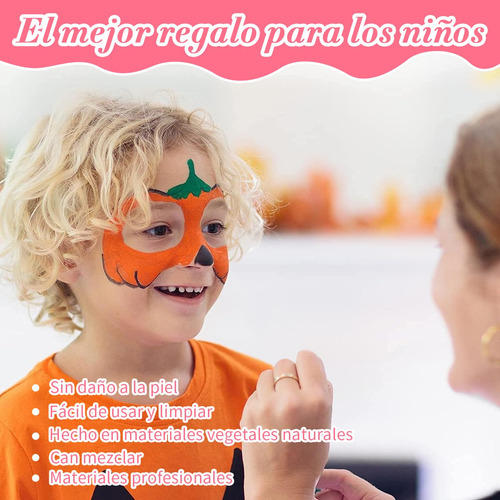 Pintura Facial Y Pintura Corporal De 26 Colores