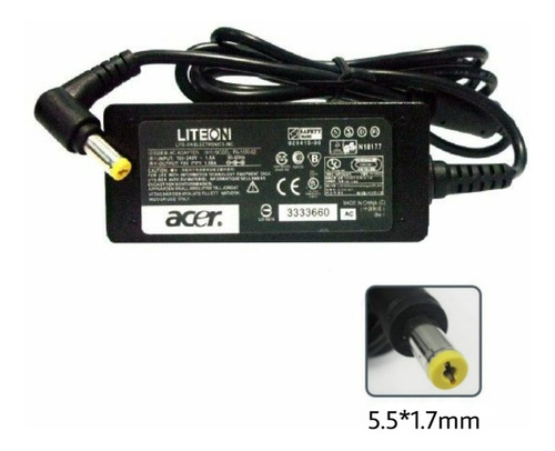 Imagen 1 de 1 de Cargador Acer 19v 1.58a Punta 5.5*1.7mm **tienda Física**
