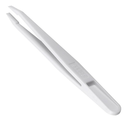 Plastic Tweezer, 4.7  Length Anti-static Slant Tip Pickup To