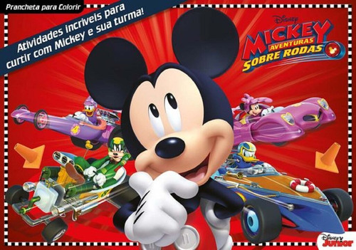 Prancheta Para Colorir - Disney Mickey A. S. Rodas