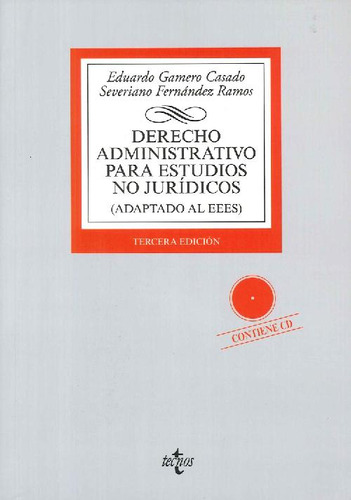 Libro Derecho Administrativo Para Estudios No Jurídicos De E